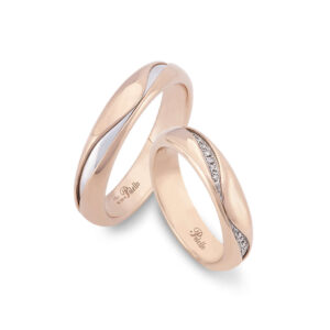Fedi in Oro Bianco e Rosa